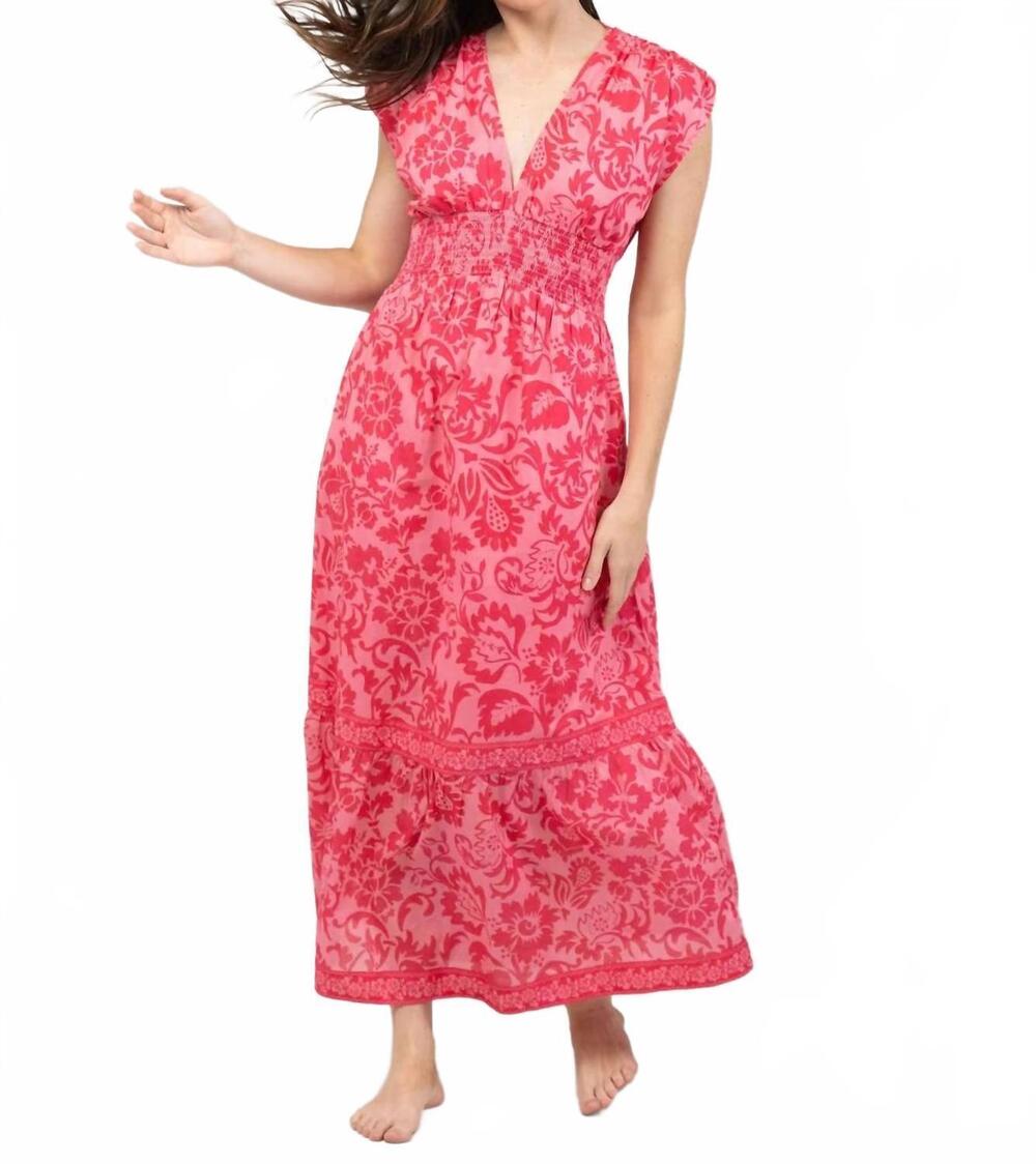 NEW BEAU & RO women's lauren dress in pink